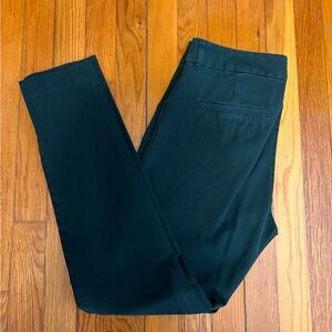 Old Navy Women's Dark Green High Rise Pixie Pants